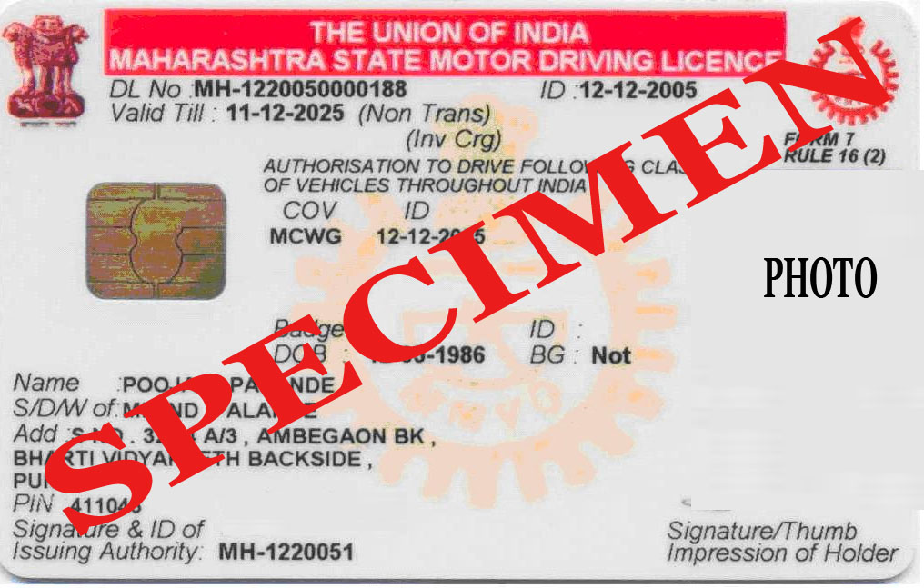 Driving License In Maharashtra Online